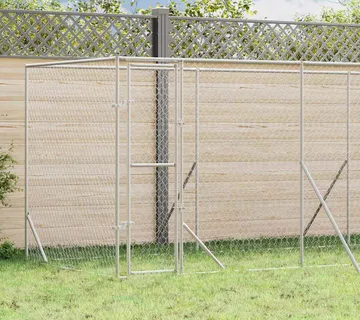 vidaXL Vanjski kavez za pse srebrni 6 x 2 x 2 m od pocinčanog čelika - Venlo