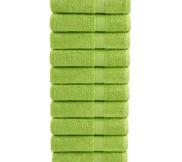 vidaXL Ručnici za kupanje SOLUND 10 kom tirkizni 100x150 cm 600 gsm - Venlo