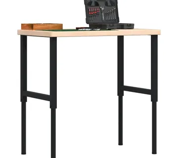vidaXL Radni stol 100x60x(73-99,5) cm od masivne hrastovine pravokutni - Venlo