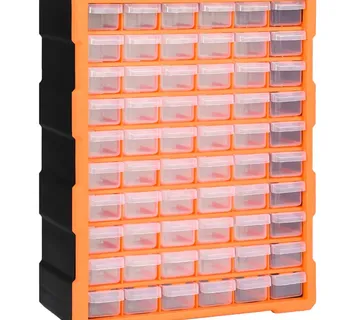 vidaXL Organizator sa 60 ladica 38 x 16 x 47,5 cm - Venlo