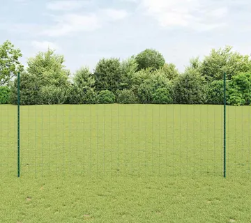 vidaXL Euro ograda s postom 10 x 1,6 m Čelik premazan PVC-om Zelena - Venlo