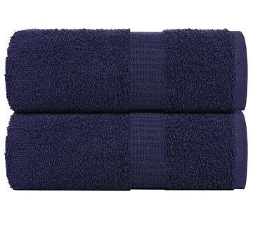 vidaXL Ručnici za pranje FROGN 2 kom. tamnoplave 30x30 cm 360 g/m² - Venlo
