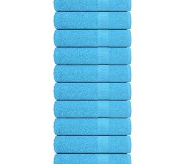 vidaXL Ručnici za ruke FROGN 10 kom tirkizni 50x100 cm 360 g/m² - Venlo