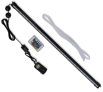 vidaXL LED svjetiljka s mjehurićima za akvarij RGB 71 cm - Venlo