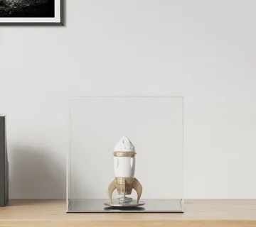 vidaXL Kutija za izlaganje prozirna 30 x 30 x 30 cm akrilna - Venlo
