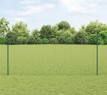 vidaXL Euro ograda s postom 10 x 1,4 m Čelik premazan PVC-om Zelena - Venlo