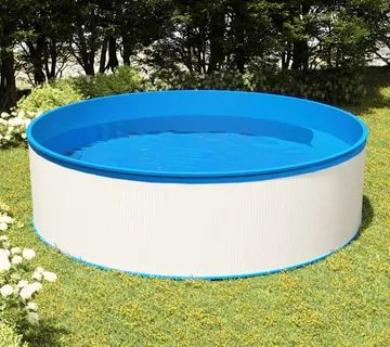 vidaXL Nadzemni bazen s visećim skimmerom i crpkom 350 x 90 cm bijeli - Venlo