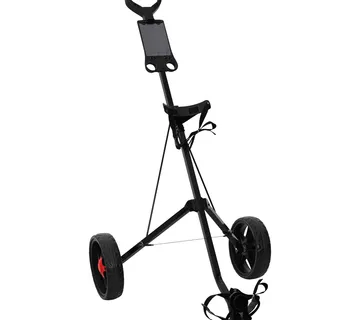 vidaXL Golf Trolej Crna Željezo Sklopivo - Venlo