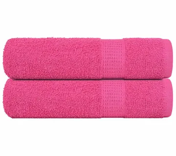 vidaXL Ručnici za tuširanje FROGN 2 kom ružičasti 70x140 cm 360 gsm - Venlo