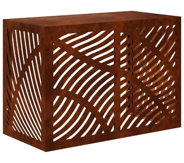 vidaXL Pokrov za klima uređaj Rđa 100 x 50 x 70 cm Otporni čelik - Venlo