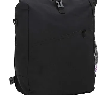 vidaXL Torba za bicikl Crna 33 x 16 x 60 cm Poliester - Venlo