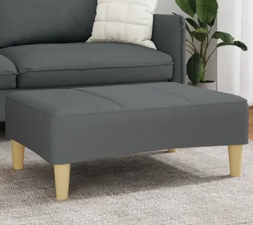 vidaXL Tabure tamnosivi 77x55x31 cm od tkanine - Venlo