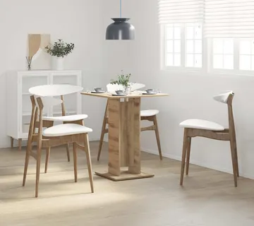 vidaXL Stol za bistro Artisan hrast 60x60x75 cm konstruirano drvo - Venlo