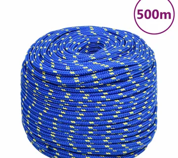 vidaXL Brodski konop plavi 10 mm 500 m od polipropilena - Venlo
