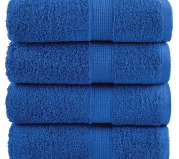 vidaXL Premium ručnici za goste SOLUND 4 kom. plavi 30x50 cm 600 g/m² - Venlo