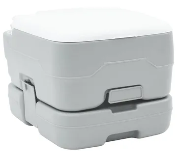 vidaXL Kamperski WC Siva i bijela 41,5 x 36,5 x 30 cm Polietilen - Venlo