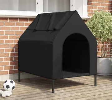 vidaXL Kućica za kućne ljubimce Crna 90 x 65 x 83 cm Čelik - Venlo