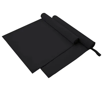 vidaXL Sportski Ručnici 2 kom. Crna 180 x 90 cm - Venlo