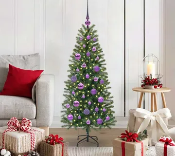 vidaXL Umjetno božićno drvce Zelena 120 cm PE i PVC - Venlo