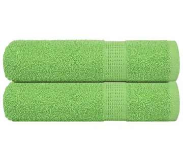 vidaXL Ručnici za tuširanje FROGN 2 kom. Zelene boje jabuke 70x140 cm 360 g/m² - Venlo