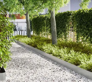 vidaXL Ograda oko Travnjaka 50 kom. 100 x 0.05 x 20 cm Cinkani čelik - Venlo