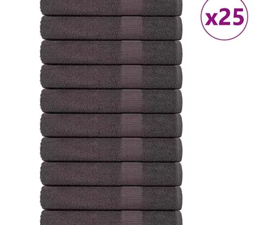 vidaXL Ručnici za saunu FROGN 25 kom antracit 80x200 cm 360 g/m² - Venlo