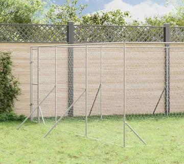 vidaXL Vanjski kavez za pse srebrni 6 x 10 x 2 m od pocinčanog čelika - Venlo