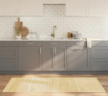 vidaXL Tepih pravokutni svijetli prirodni 80 x 200 cm od bambusa - Venlo