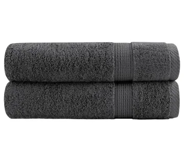 vidaXL Premium ručnici za tuširanje SOLUND 2 kom. antracit 70x140 cm 600 g/m² - Venlo