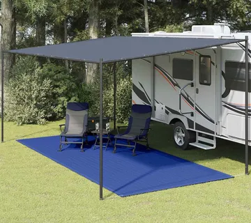 vidaXL Tepih za šator 250 x 550 cm plavi - Venlo