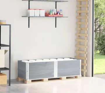 vidaXL Okviri za palete 2 kom sivi 150x50 cm od masivne borovine - Venlo
