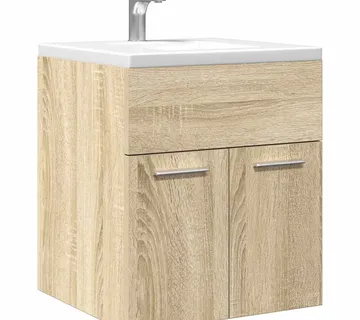 vidaXL Kupaonski ormarić za umivaonik sonoma hrast 41x38,5x46 cm - Venlo