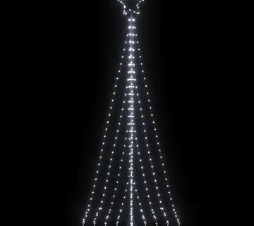 vidaXL LED božićno drvce 447 LED hladno bijelo 250 cm - Venlo