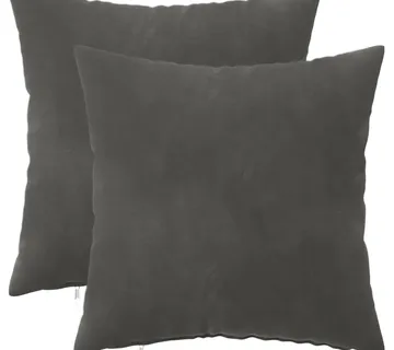 vidaXL Presvlaka za jastuk 2 pcs HEERLEN Tamnosiva 35 x 35 cm Baršun - Venlo