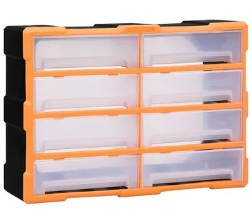 vidaXL Organizator s 8 velikih ladica 52 x 16 x 37 cm - Venlo