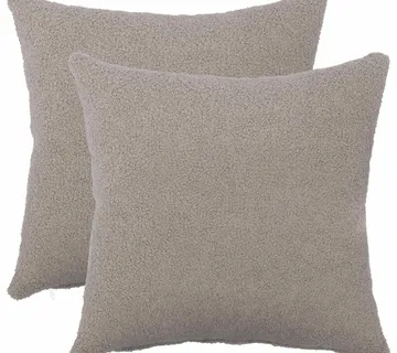vidaXL Presvlaka za jastuk 2 pcs HEERLEN Svjetlosiva 35 x 35 cm Bouclé - Venlo