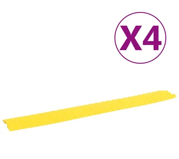 vidaXL Rampe za zaštitu kabela 4 kom 98,5 cm žute - Venlo