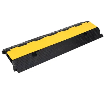 vidaXL Rampa za zaštitu kabela s 2 kanala 100 cm gumena - Venlo