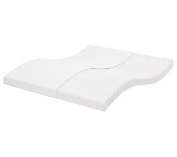 vidaXL Madrac od pjene bijeli 160x210 cm 7 zona tvrdoća 20 ILD - Venlo