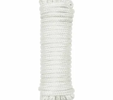 vidaXL Konopac za čamce 12 mm 9 m Bijela Poliester - Venlo