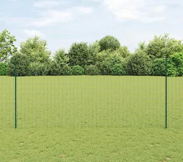 vidaXL Euro ograda s postom 10 x 1,4 m Čelik premazan PVC-om Zelena - Venlo