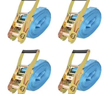 vidaXL Trake za Vezanje Tereta 4 kom 4 Tone 8mx50mm Plave - Venlo