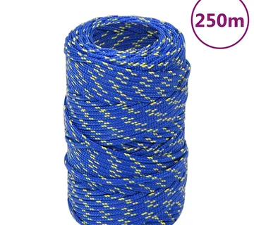 vidaXL Brodski konop plavi 2 mm 250 m od polipropilena - Venlo