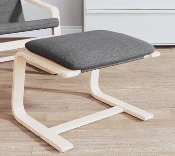 vidaXL Tabure tamnosivi 51 x 41 x 40 cm od tkanine - Venlo
