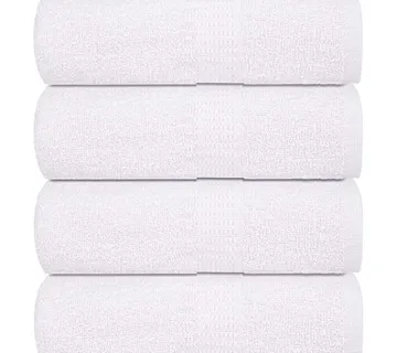 vidaXL Ručnici za goste FROGN 4 kom Bijeli 30x50 cm 360 g/m² - Venlo