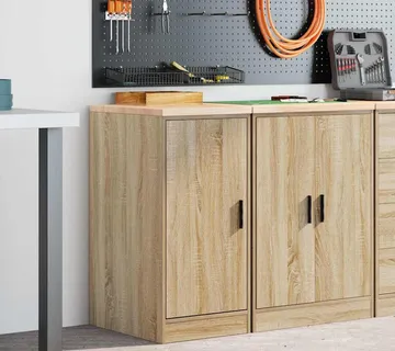 vidaXL Garažni ormar za odlaganje 40x51x85 cm masivne borovine - Venlo