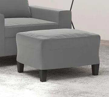 vidaXL Tabure tamnosivi 60 x 50 x 41 cm od mikrovlakana - Venlo