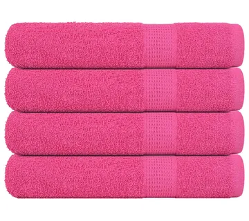 vidaXL Ručnici za saunu FROGN 4 kom roza 80x200 cm 360 g/m² - Venlo