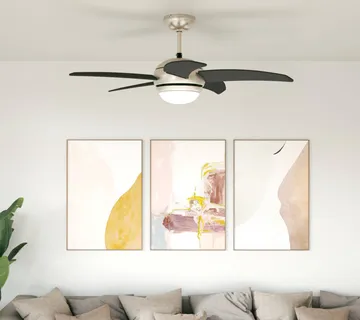 vidaXL Stropni ventilator sa svjetlom i daljinskim upravljačem - Venlo