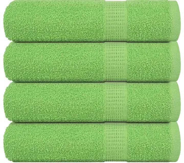vidaXL Ručnici za tuširanje FROGN 4 kom jabukasto zelene 70x140 cm 360 g/m² - Venlo